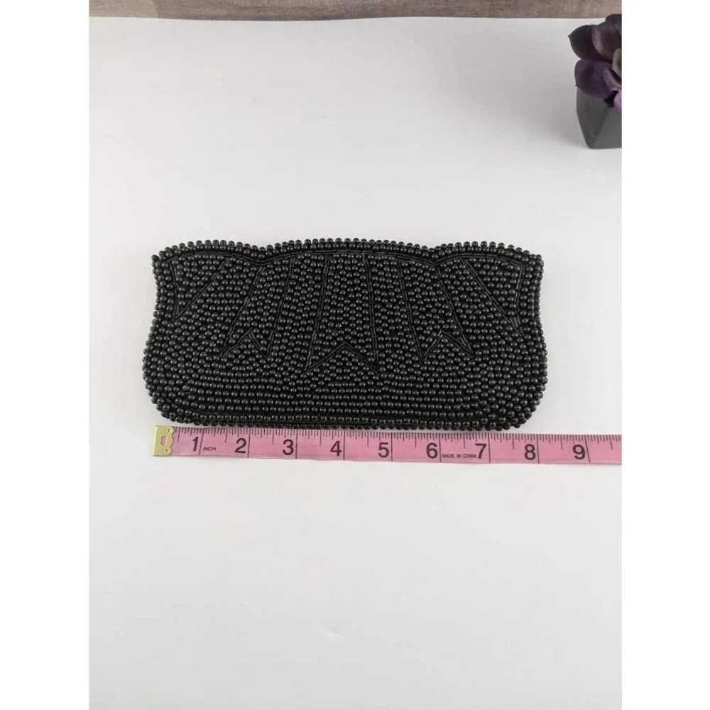 Beautiful Black Beaded Clutch